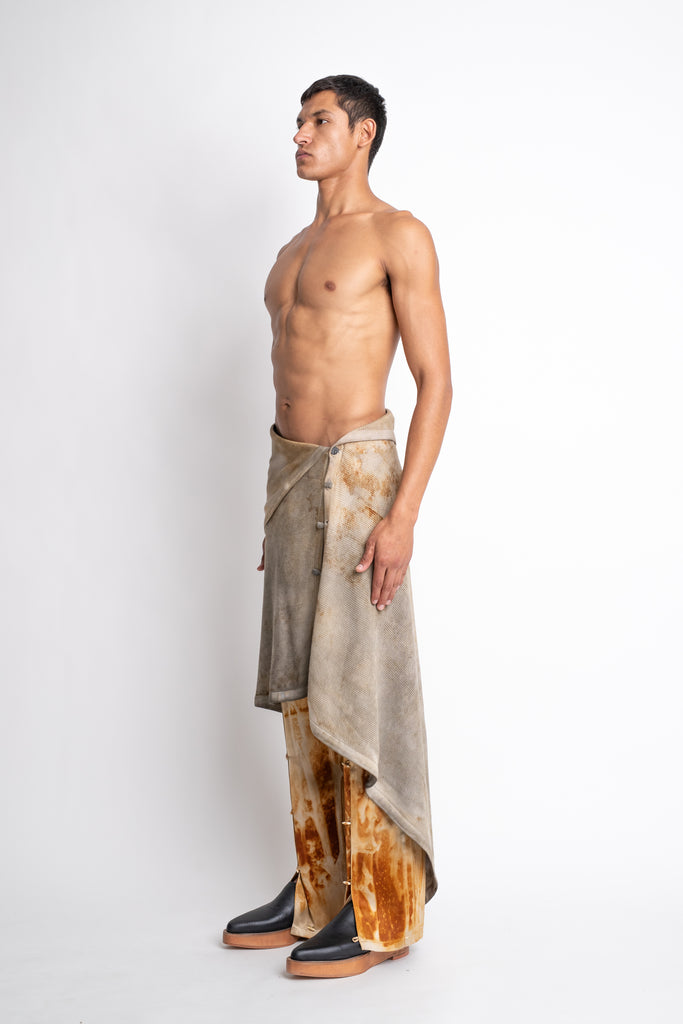 Sirenito: Knit Oxide Dye Skirt