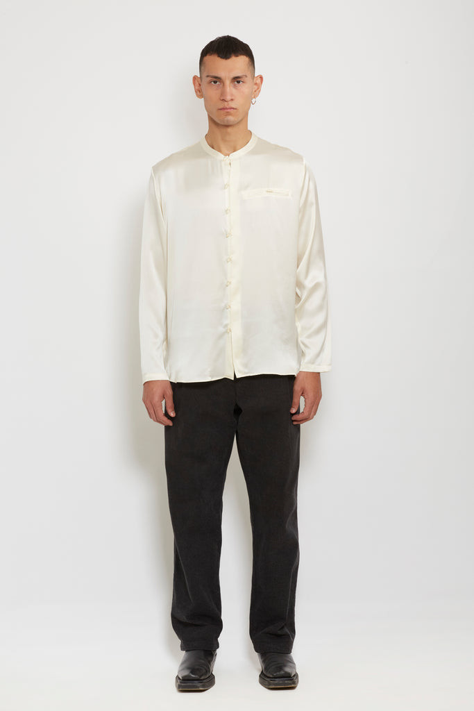 Gacho: Ivory Silk Shirt