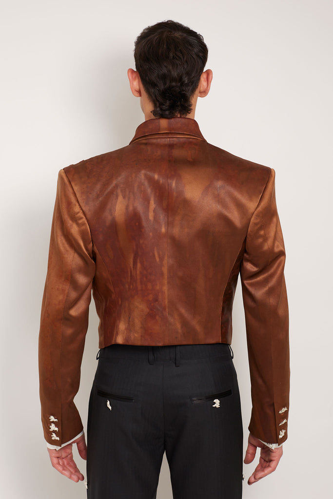 Famosa: Cinnamon Silk Oxide Dye Jacket
