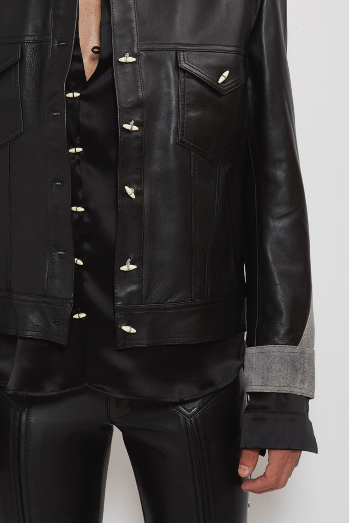 Mamey: Leather Jacket