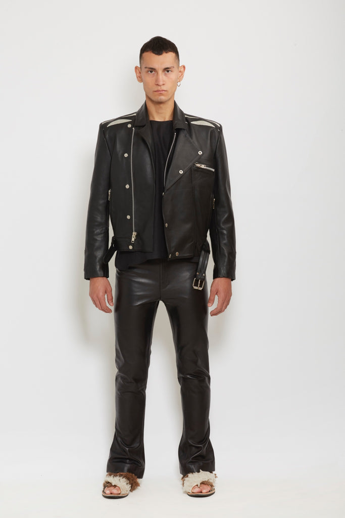 Vato: Black Leather Pants